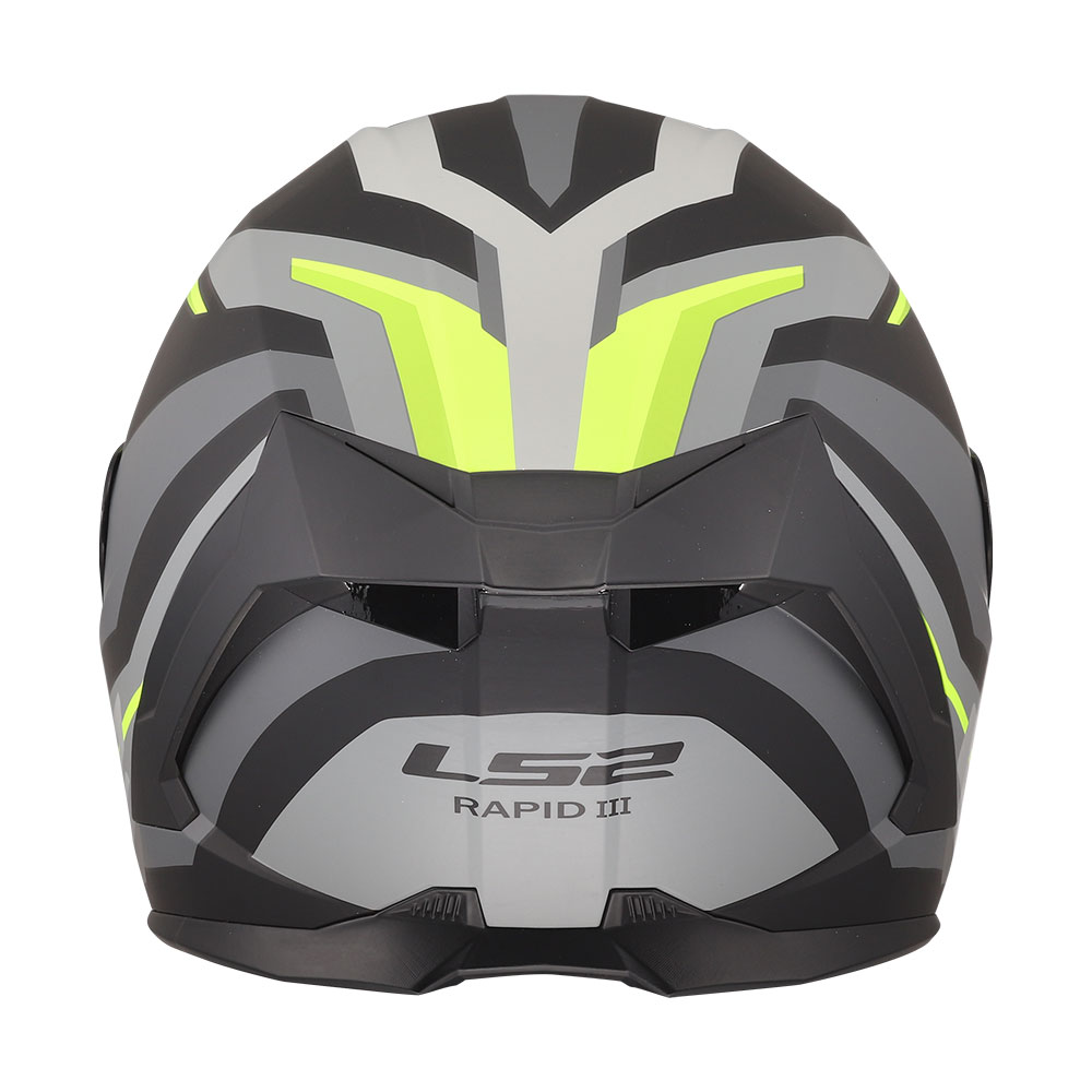 Kaciga LS2 Full Face FF820 RAPID III HYPER crno žuta L