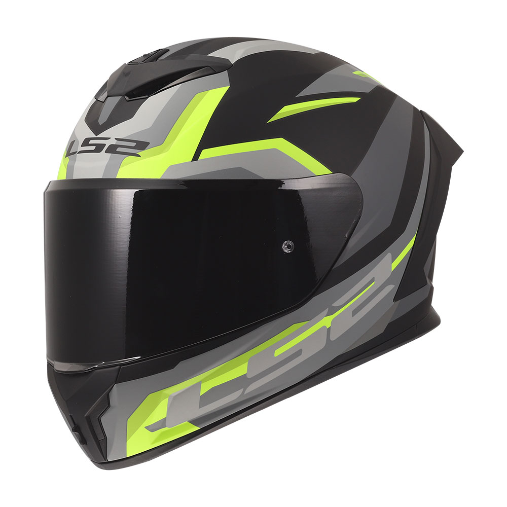 Kaciga LS2 Full Face FF820 RAPID III HYPER crno žuta XXL