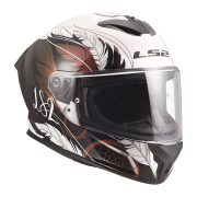 Kaciga LS2 Full Face FF820 RAPID III BOHO belo crno roza M