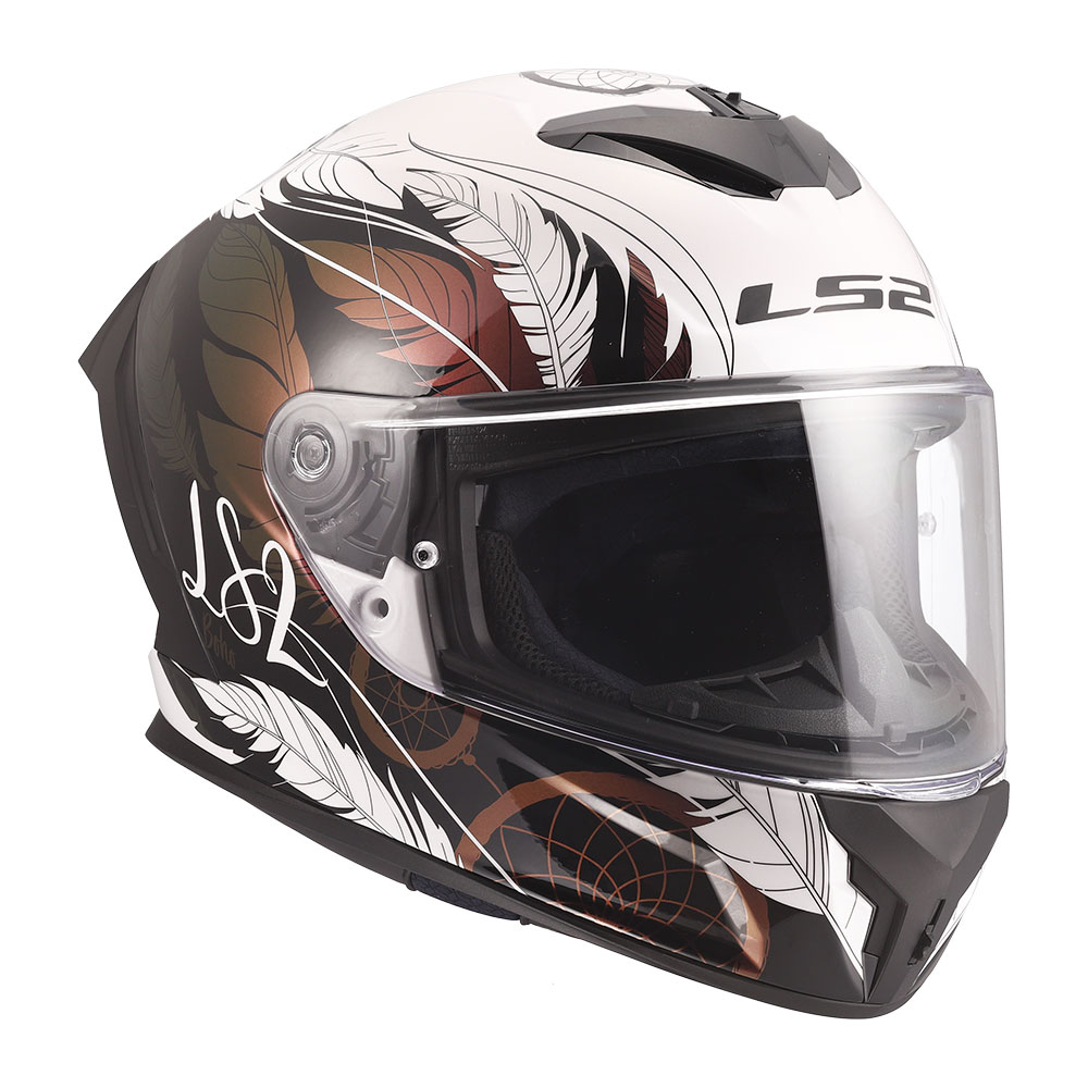 Kaciga LS2 Full Face FF820 RAPID III BOHO belo crno roza M