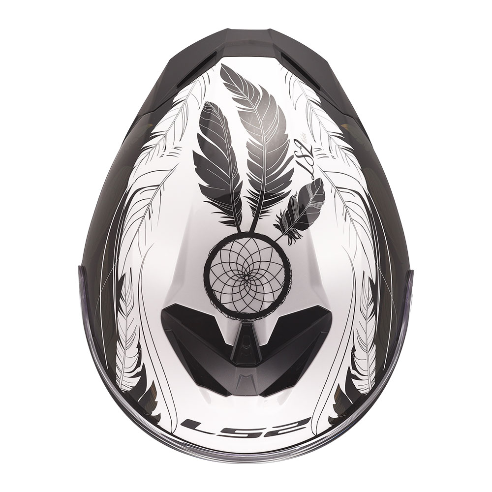 Kaciga LS2 Full Face FF820 RAPID III BOHO belo crno roza M