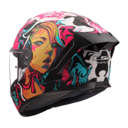 Kaciga LS2 Full Face FF820 RAPID III CYBERG ljubičasta L