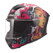 Kaciga LS2 Full Face FF820 RAPID III CYBERG ljubičasta XL