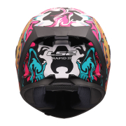 Kaciga LS2 Full Face FF820 RAPID III CYBERG ljubičasta XL