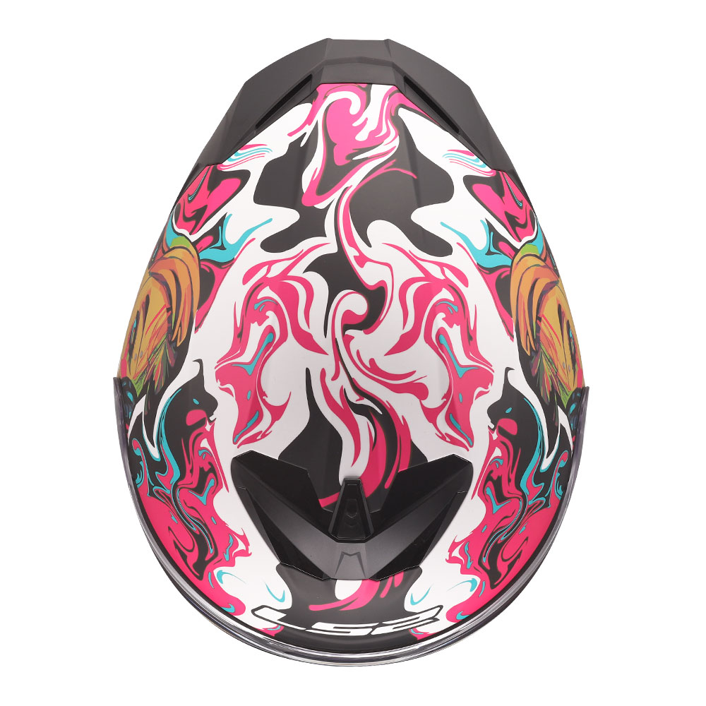 Kaciga LS2 Full Face FF820 RAPID III CYBERG ljubičasta XL