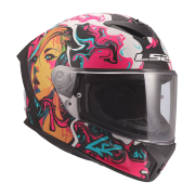 Kaciga LS2 Full Face FF820 RAPID III CYBERG ljubičasta XL