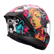 Kaciga LS2 Full Face FF820 RAPID III CYBERG ljubičasta