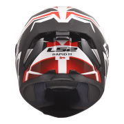 Kaciga LS2 Full Face FF820 RAPID III XTREM belo crno crvena L