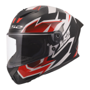 Kaciga LS2 Full Face FF820 RAPID III XTREM belo crno crvena XXL