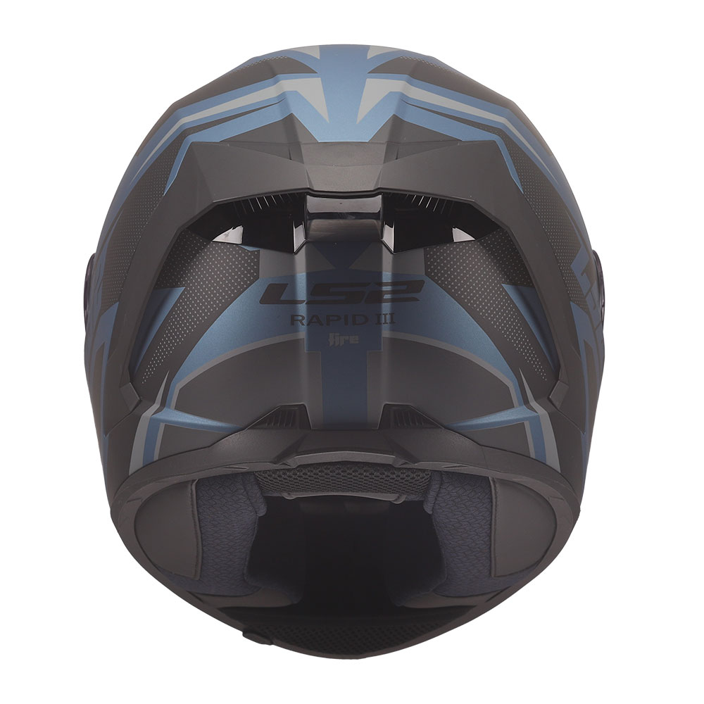 Kaciga LS2 Full Face FF820 RAPID III XTREM crno plava XL