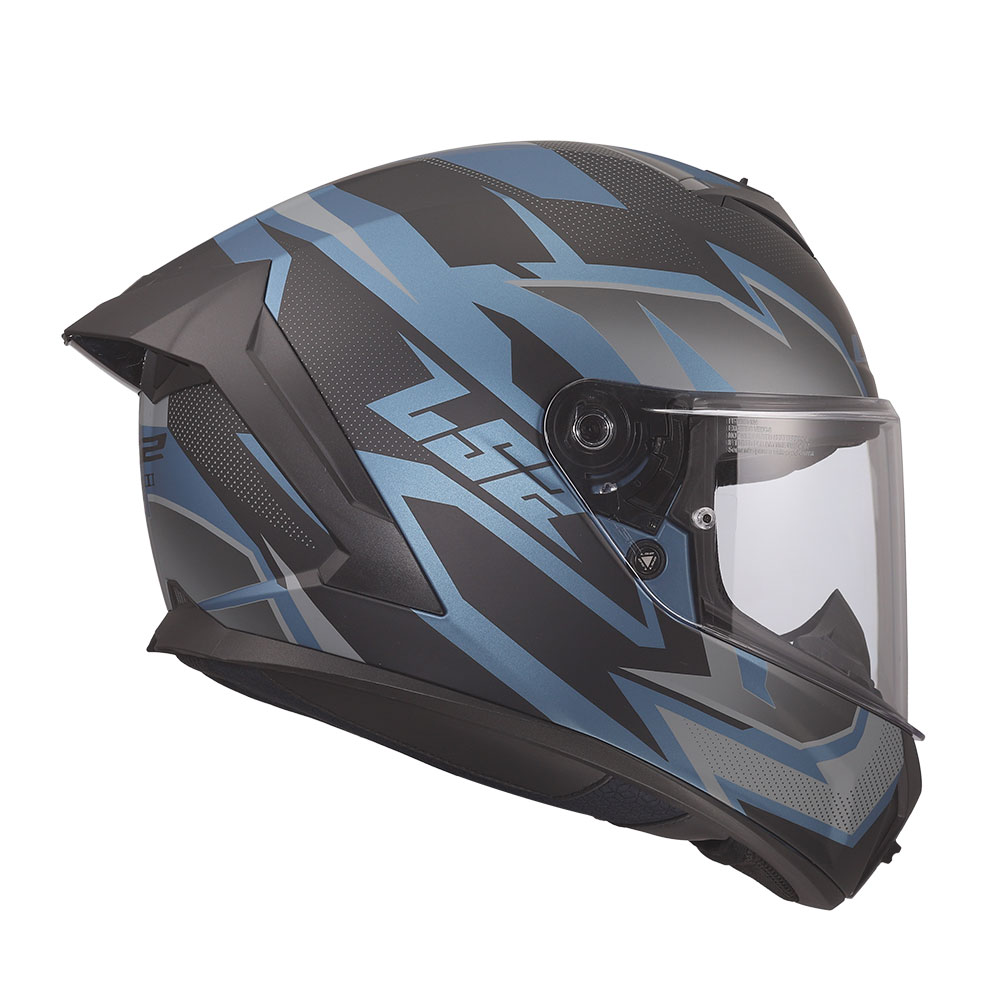 Kaciga LS2 Full Face FF820 RAPID III XTREM crno plava XXL