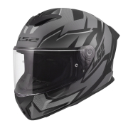 Kaciga LS2 Full Face FF820 RAPID III XTREM crno siva L