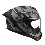 Kaciga LS2 Full Face FF820 RAPID III XTREM crno siva