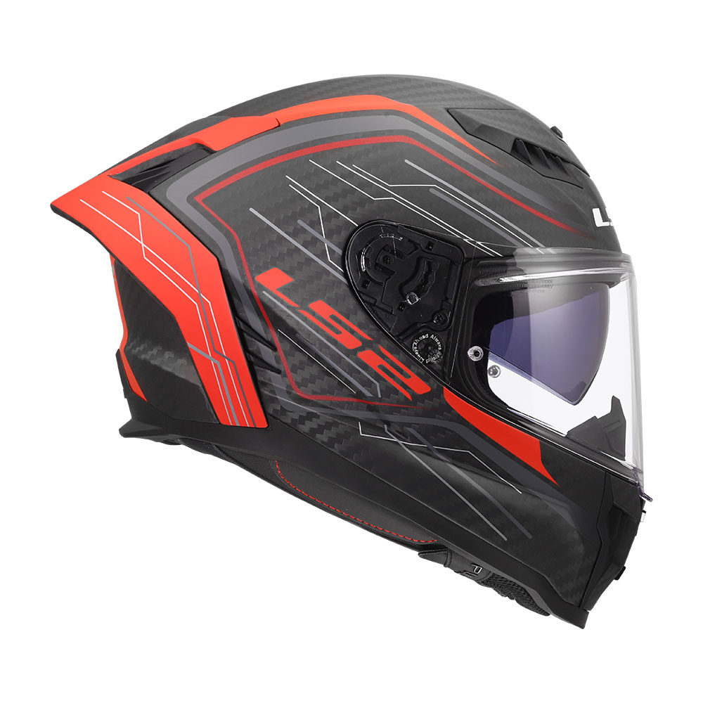 Kaciga LS2 Full Face FF807 DRAGON SUBIC mat crvena XXL