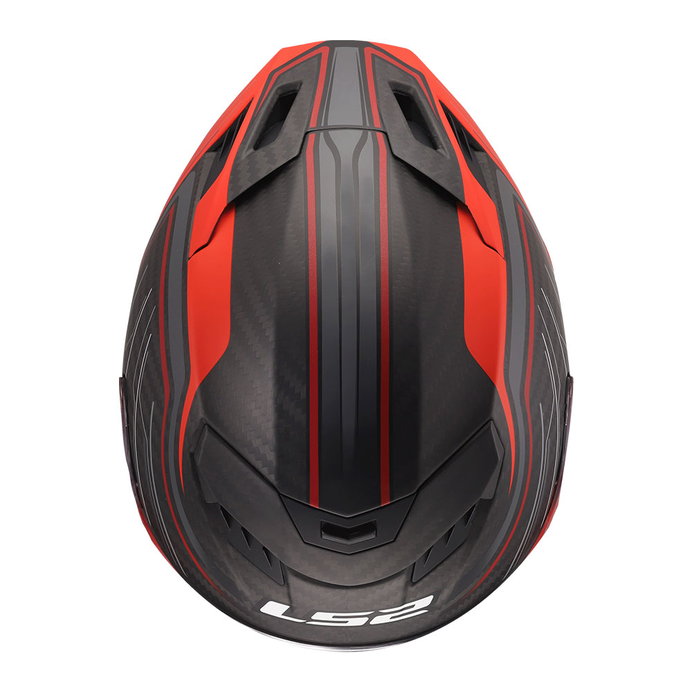 Kaciga LS2 Full Face FF807 DRAGON SUBIC mat crvena XXL