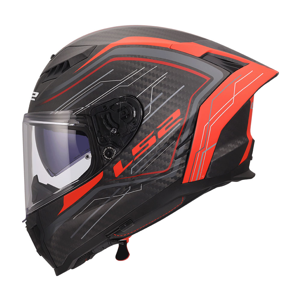 Kaciga LS2 Full Face FF807 DRAGON SUBIC mat crvena XL