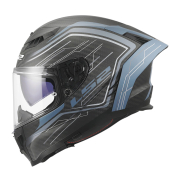 Kaciga LS2 Full Face FF807 DRAGON SUBIC mat plava M