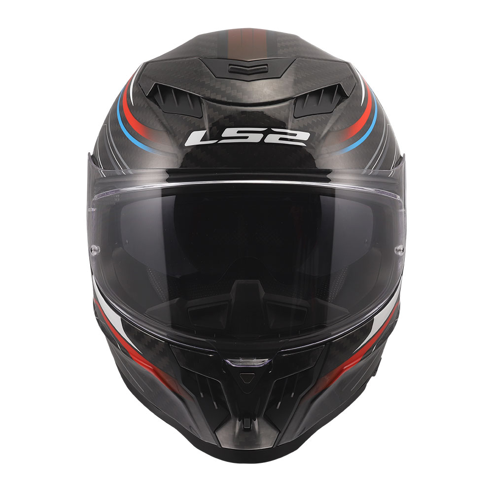 Kaciga LS2 Full Face FF807 DRAGON SUBIC belo plavo crvena XXL