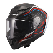 Kaciga LS2 Full Face FF807 DRAGON SUBIC belo plavo crvena XXL