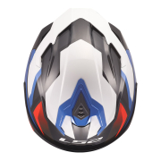 Kaciga LS2 Full Face FF817 CHALLENGER II VIPER belo plavo crvena L