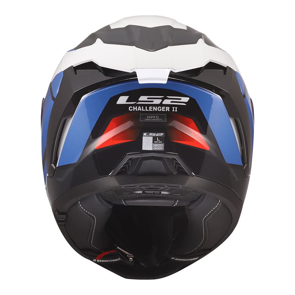 Kaciga LS2 Full Face FF817 CHALLENGER II VIPER belo plavo crvena L