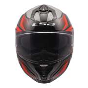 Kaciga LS2 Full Face FF817 CHALLENGER II VIPER sivo crvena 3XL