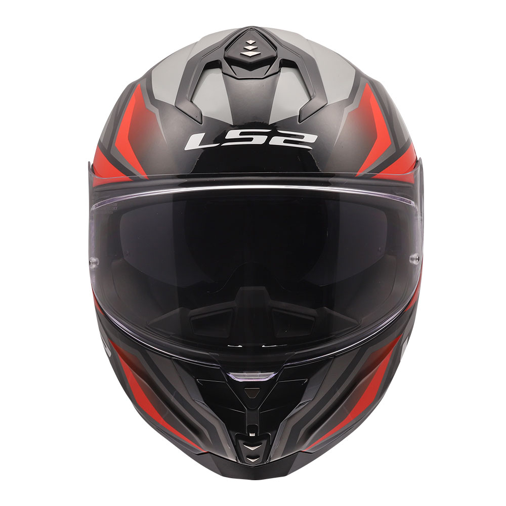 Kaciga LS2 Full Face FF817 CHALLENGER II VIPER sivo crvena 3XL