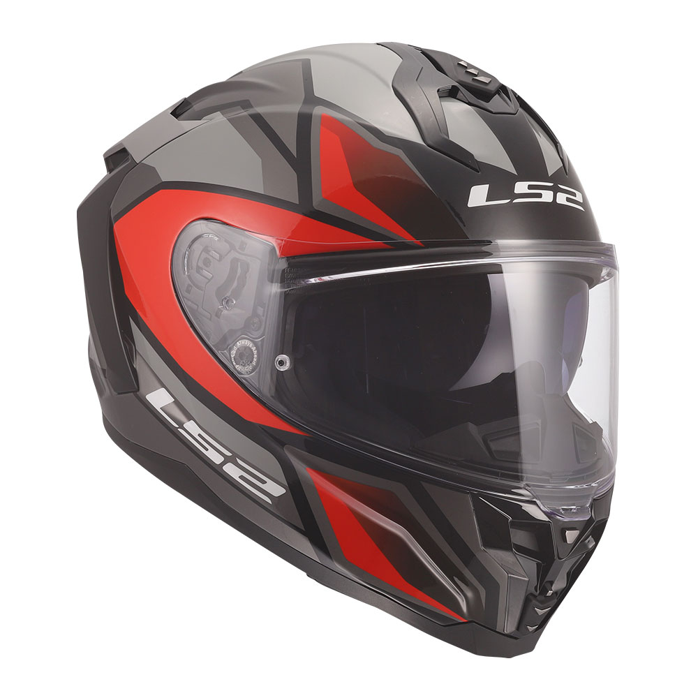 Kaciga LS2 Full Face FF817 CHALLENGER II VIPER sivo crvena 3XL