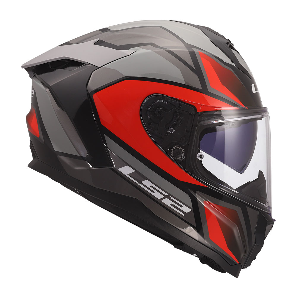 Kaciga LS2 Full Face FF817 CHALLENGER II VIPER sivo crvena L