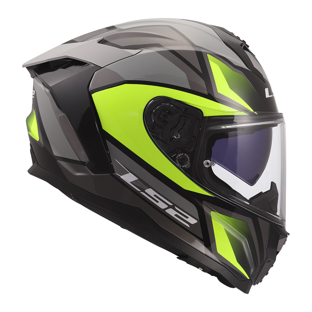 Kaciga LS2 Full Face FF817 CHALLENGER II VIPER sivo žuta 3XL