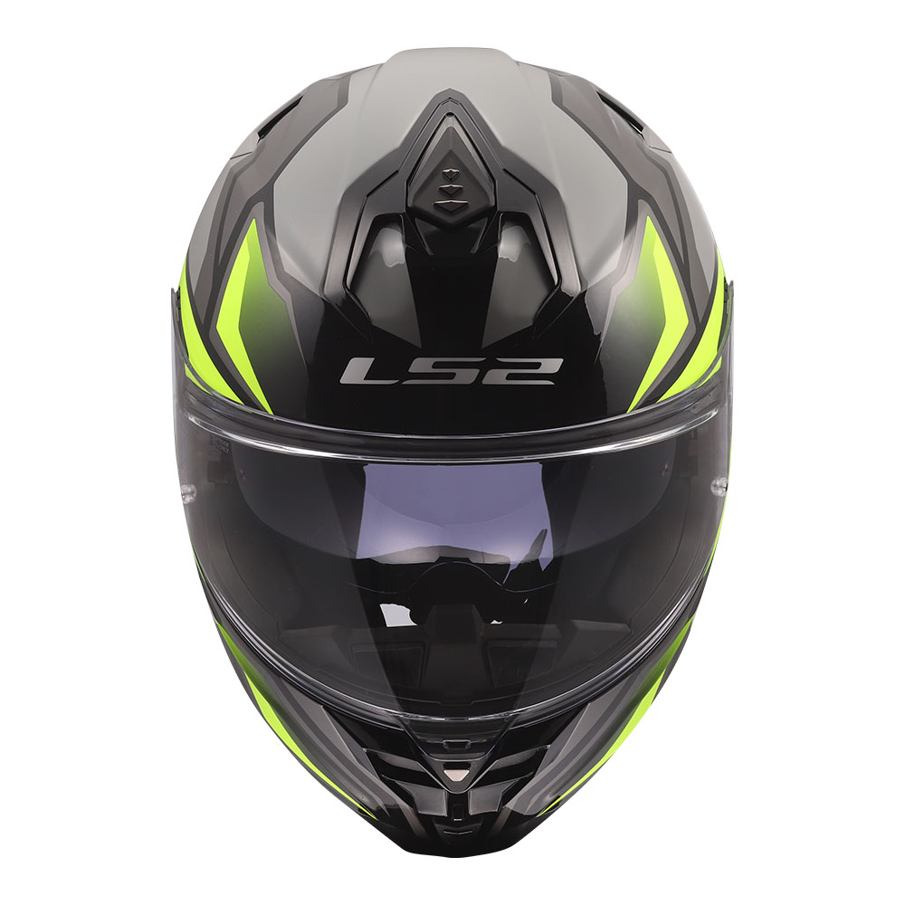 Kaciga LS2 Full Face FF817 CHALLENGER II VIPER sivo žuta XXL