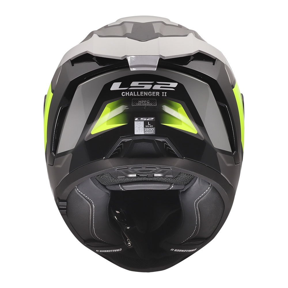 Kaciga LS2 Full Face FF817 CHALLENGER II VIPER sivo žuta XXL