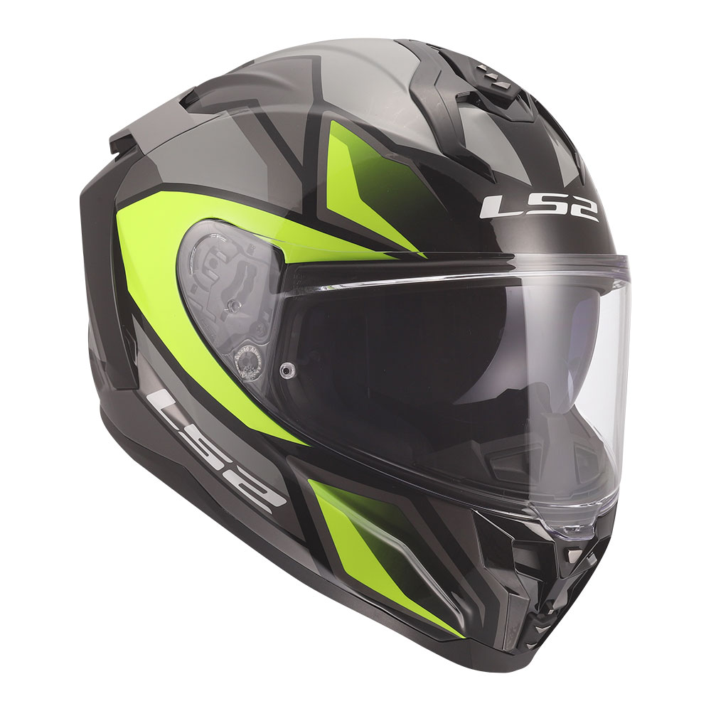 Kaciga LS2 Full Face FF817 CHALLENGER II VIPER sivo žuta XXL