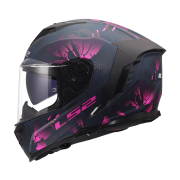 Kaciga LS2 Full Face FF818 STORM III BURST crno roza S