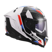 Kaciga LS2 Full Face FF818 STORM III SPORTY belo plavo crvena XL