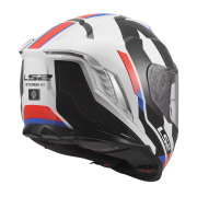 Kaciga LS2 Full Face FF818 STORM III SPORTY belo plavo crvena XL