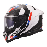 Kaciga LS2 Full Face FF818 STORM III SPORTY belo plavo crvena XXL