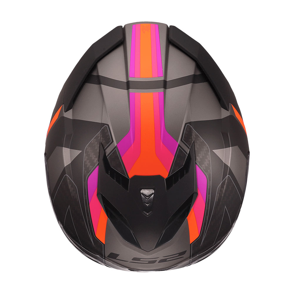 Kaciga LS2 Full Face FF818 STORM III SPORTY sivo ljubičasta L