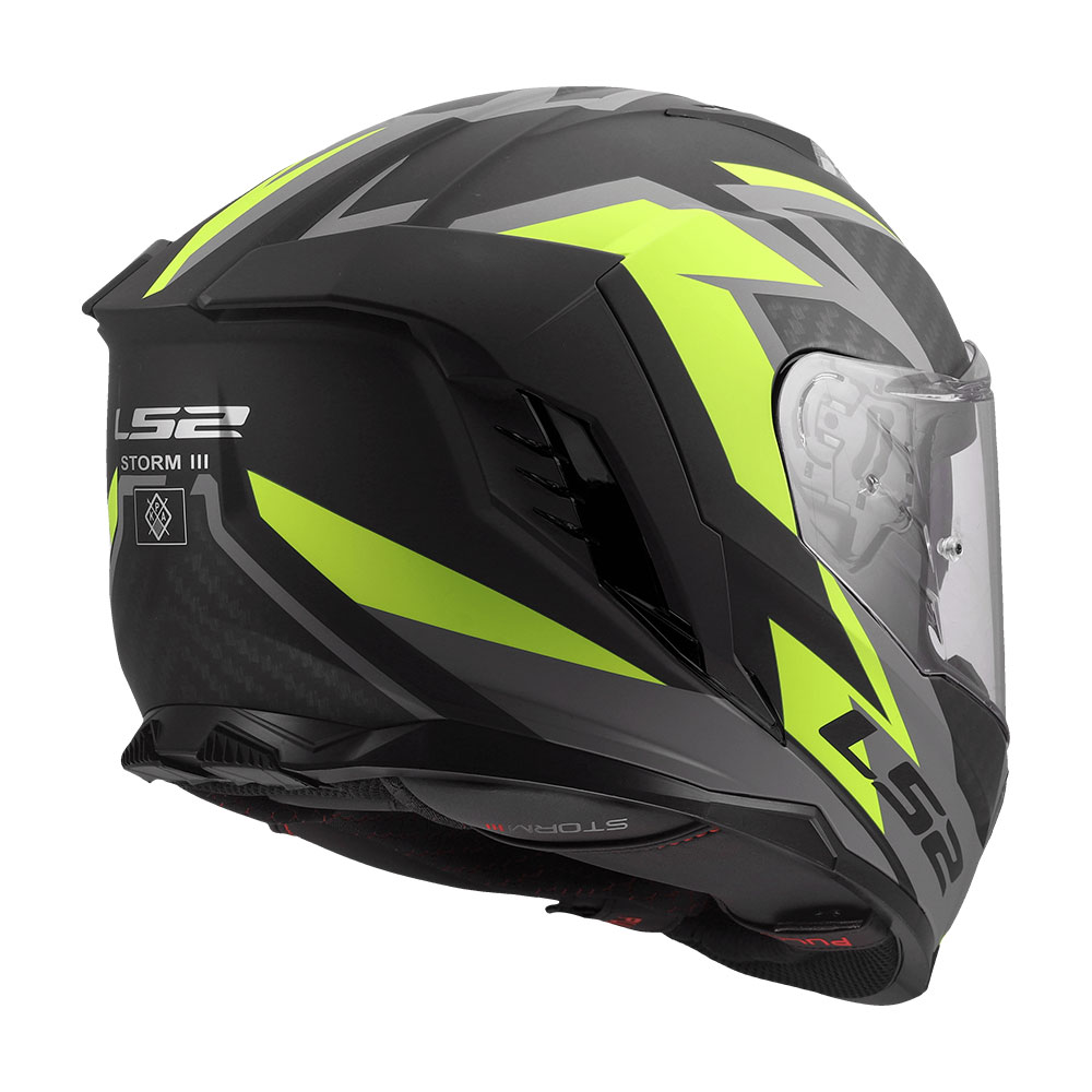 Kaciga LS2 Full Face FF818 STORM III DYNAMO crno žuta 3XL