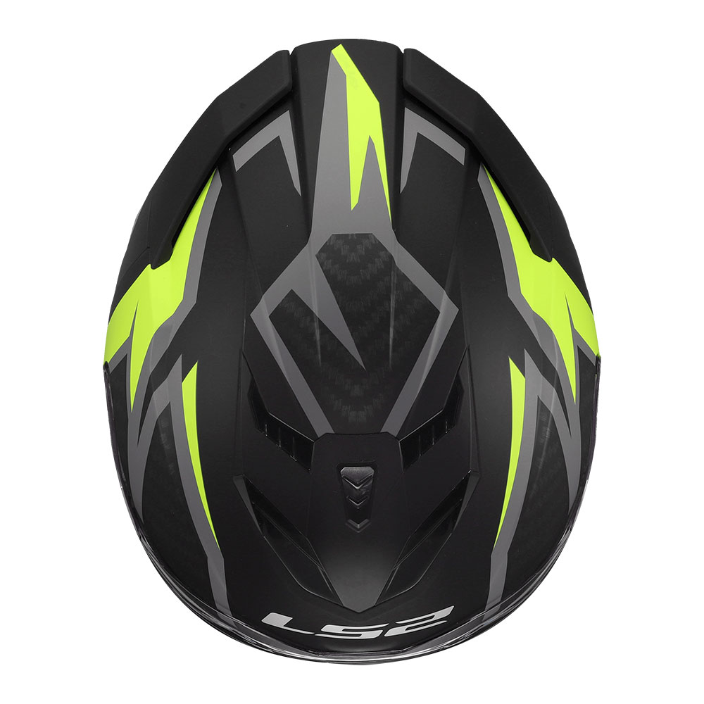 Kaciga LS2 Full Face FF818 STORM III DYNAMO crno žuta XXL