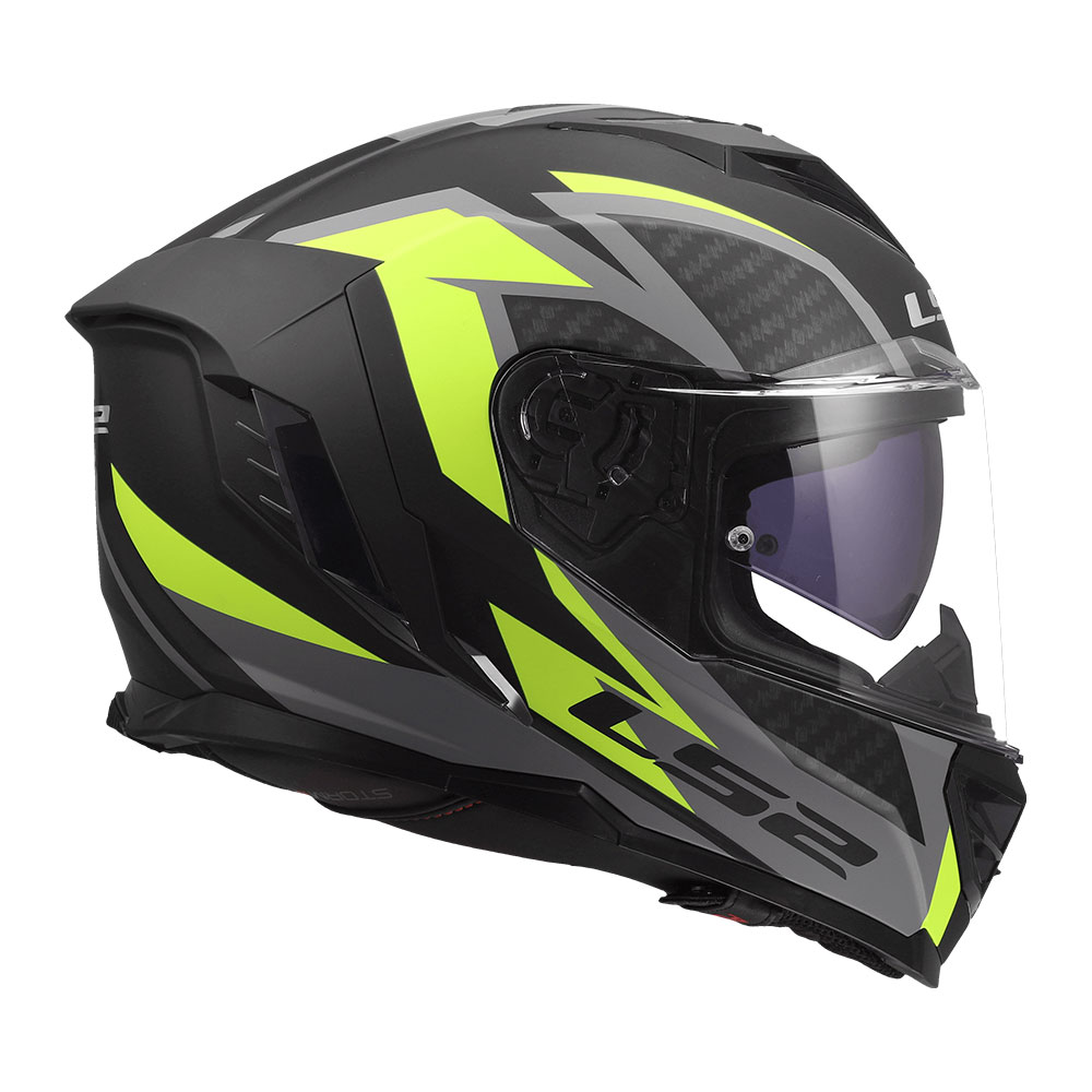 Kaciga LS2 Full Face FF818 STORM III DYNAMO crno žuta XXL