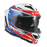 Kaciga LS2 Full Face FF818 STORM III KOMAI belo plavo crvena