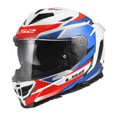 Kaciga LS2 Full Face FF818 STORM III KOMAI belo plavo crvena XL