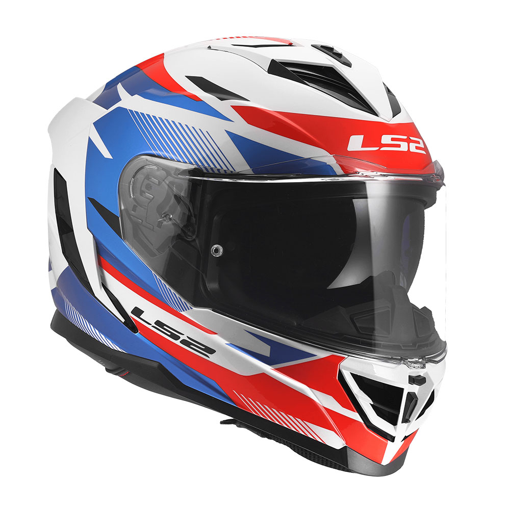 Kaciga LS2 Full Face FF818 STORM III KOMAI belo plavo crvena XL