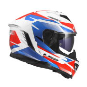 Kaciga LS2 Full Face FF818 STORM III KOMAI belo plavo crvena XL