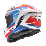 Kaciga LS2 Full Face FF818 STORM III KOMAI belo plavo crvena XXL