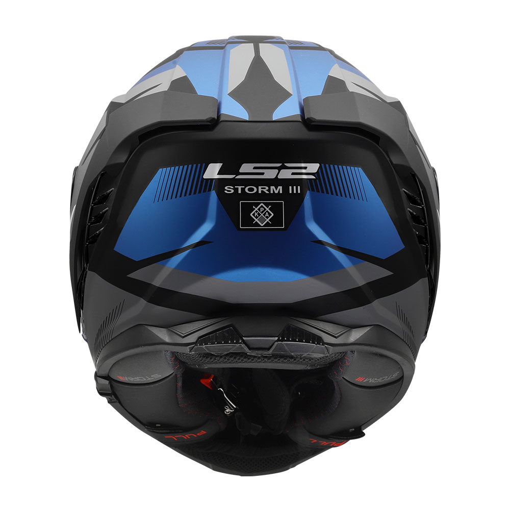 Kaciga LS2 Full Face FF818 STORM III KOMAI crno plava 3XL