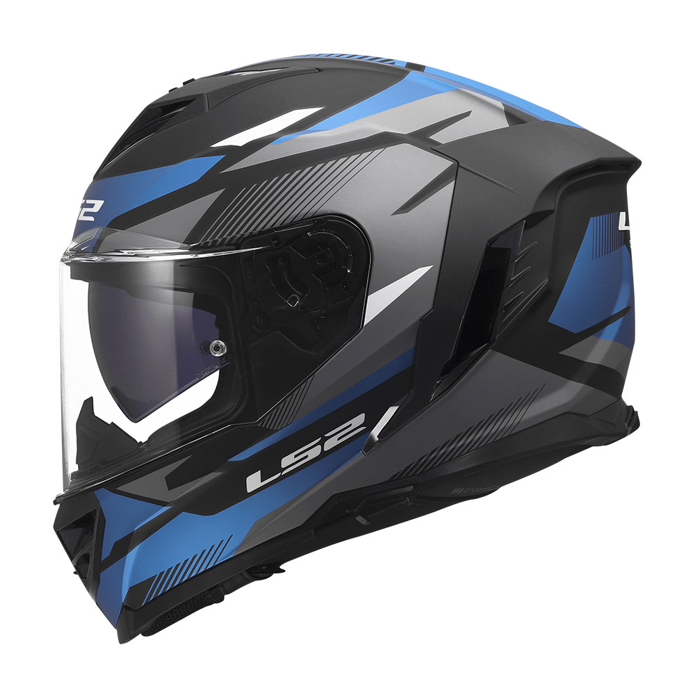 Kaciga LS2 Full Face FF818 STORM III KOMAI crno plava XXL