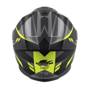 Kaciga Kappa Full Face KV51 ZENITH titanium mat crno žuta XL