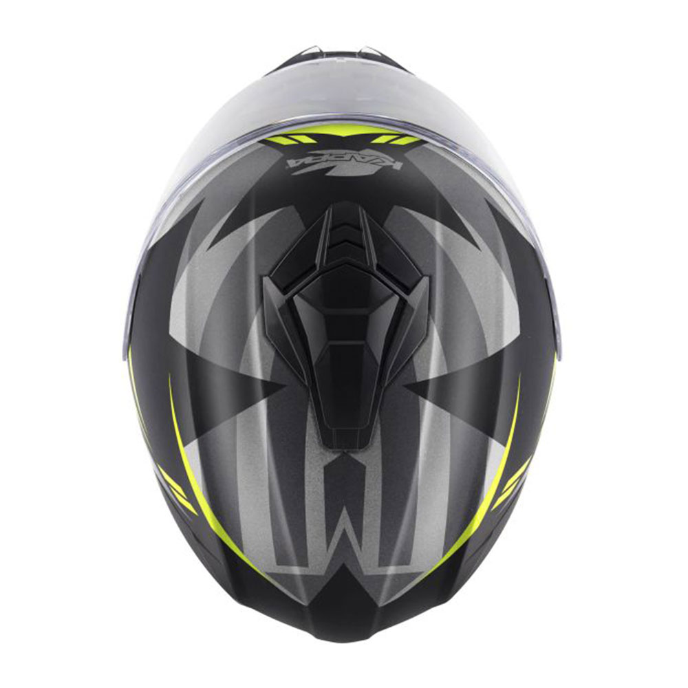 Kaciga Kappa Full Face KV51 ZENITH titanium mat crno žuta XL